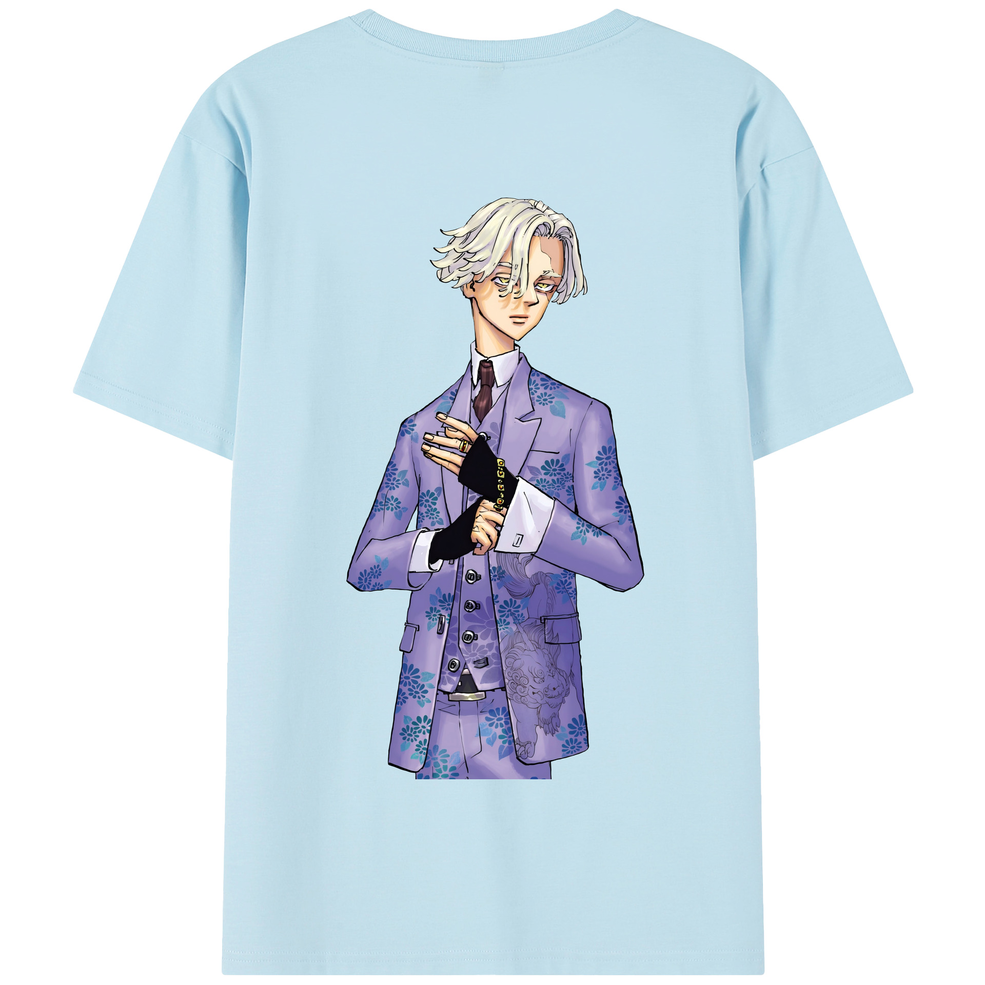 （画像用） 東京リベンジャーズ Tokyo Revengers 綿100％半袖Tシャツ（背面プリント）